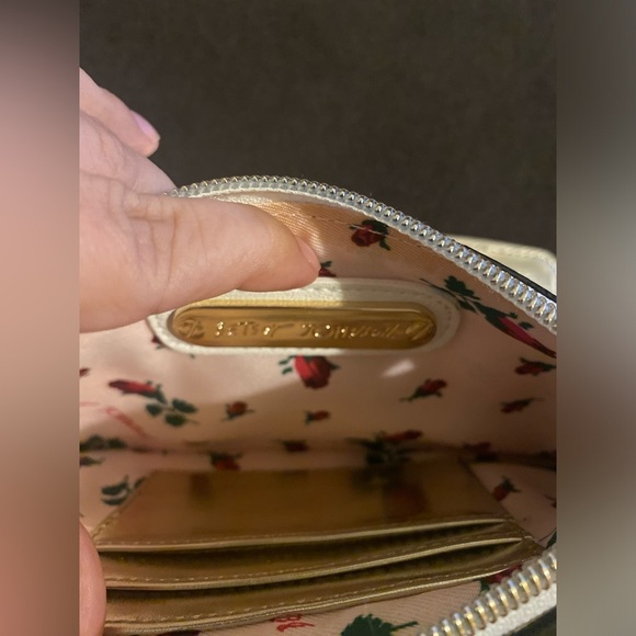 Betsey Johnson Crab Jeweled striped wristlet - Picture 5 of 7